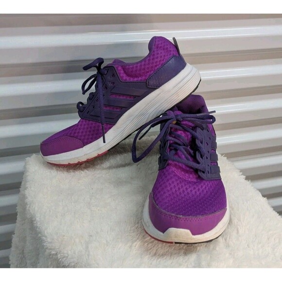 Adidas Galaxy 3 Women's Size 7 Purple Athletic Sneakers Trainers Cloudfoam - Picture 3 of 10